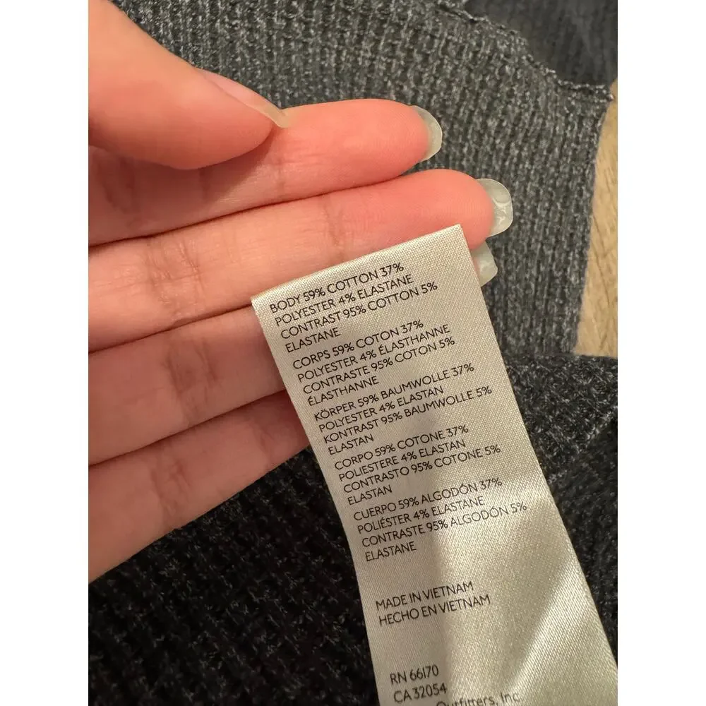 Free People Womens Callisto Pieced Henley Size Large - Picture 4 of 9